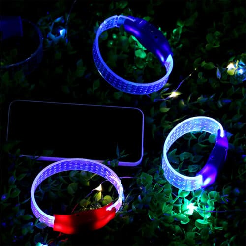 sound activated led wristband