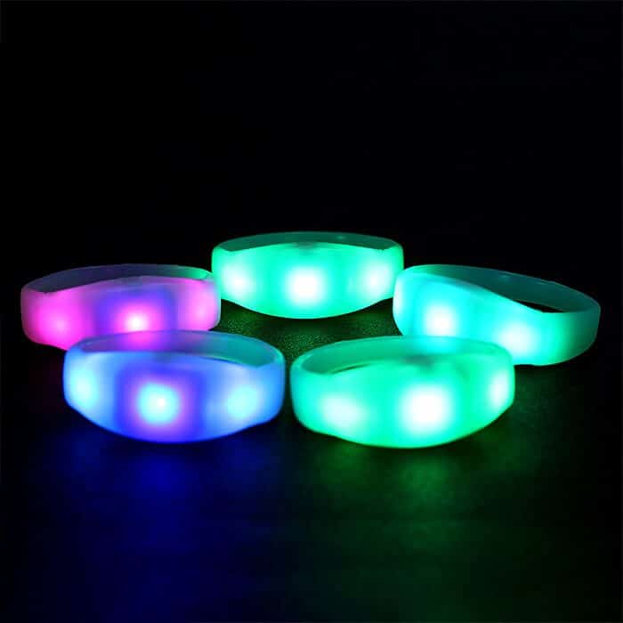 Light Up Wristbands LED Flashing Bracelets