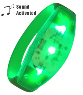 2-96 Suono Attivato LED Bracciale Light Up lampeggiante controllo Vocale Musica Braccialetto 