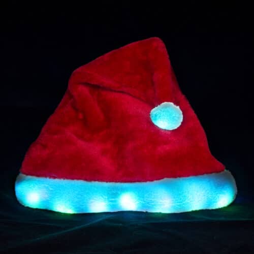 light up christmas hat