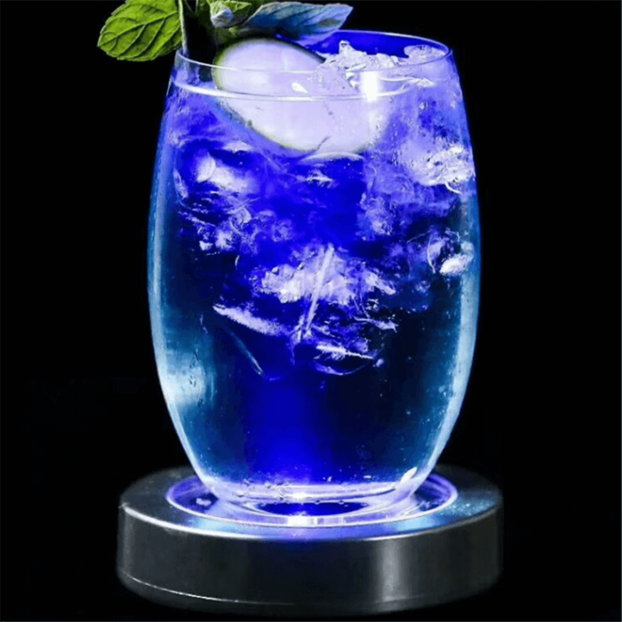 Weight Sensitive Pressure Activated LED Bottle Glorifiers Light Up Drink Coaster
