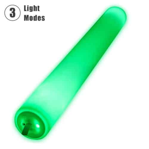 Multicolor Button ON/OFF Customized LOGO Glow Light Up Flashing Baton LED Foam Stick