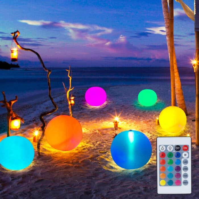 Remote Controlled Solar Powered LED Balls