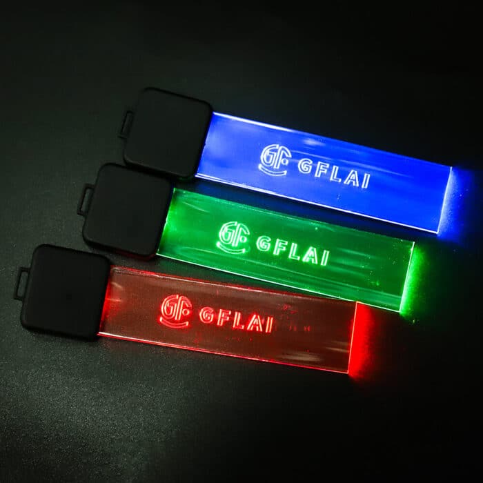 Super Bright RGB Color Changing Flash Light LED Keychain