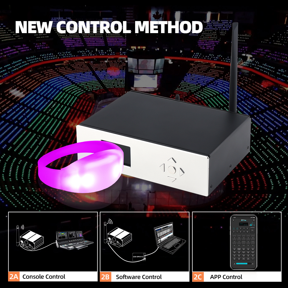 Multifunctional RF DMX Signal Transmitter 8 DMX transmitter