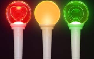 what zone control effects of lightsticks in events can we do? 2 LED Stick