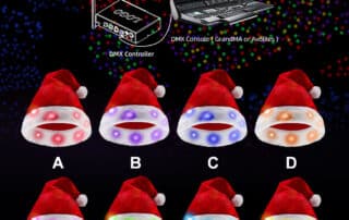 Amazing DMX Santa Hat 4 santa hat