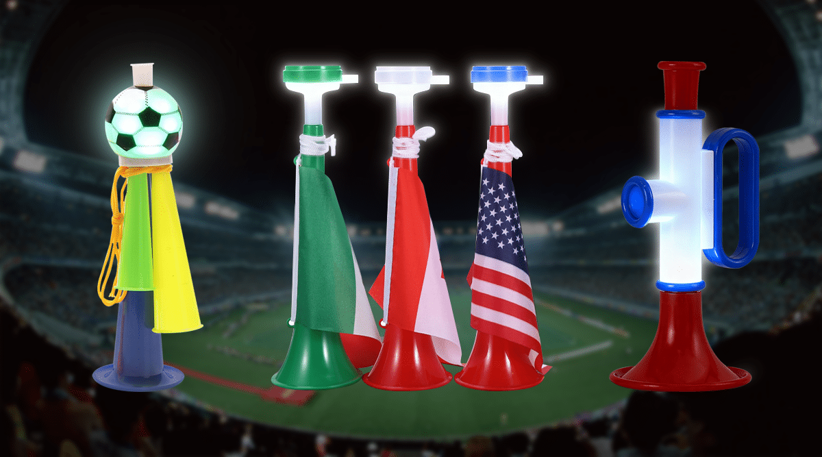 Revolutionize Fan Engagement with Our LED Football Horn 2 LED Horn