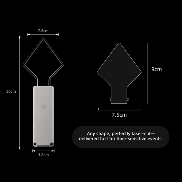LED lanyard 14 Acrylic light stick 1