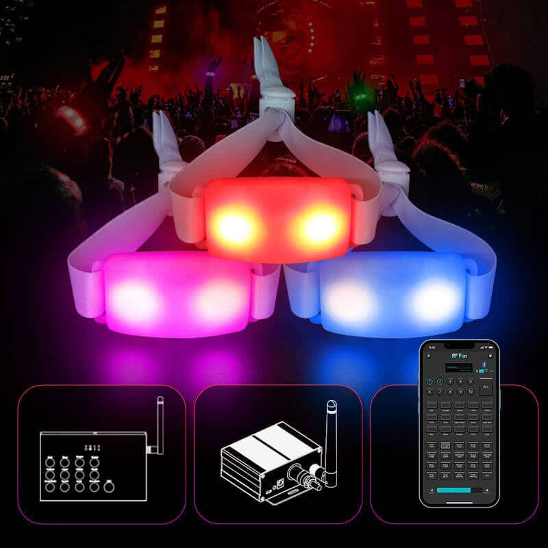 How Music Festivals Use LED Wristbands to Create Immersive Visual Effects 3 Fabric LED Bracelet
