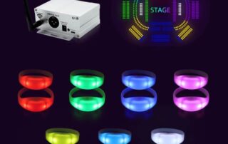 The Future of Smart Wearable Lighting: NFC + APP LED Wristbands 5 LED Wristbands