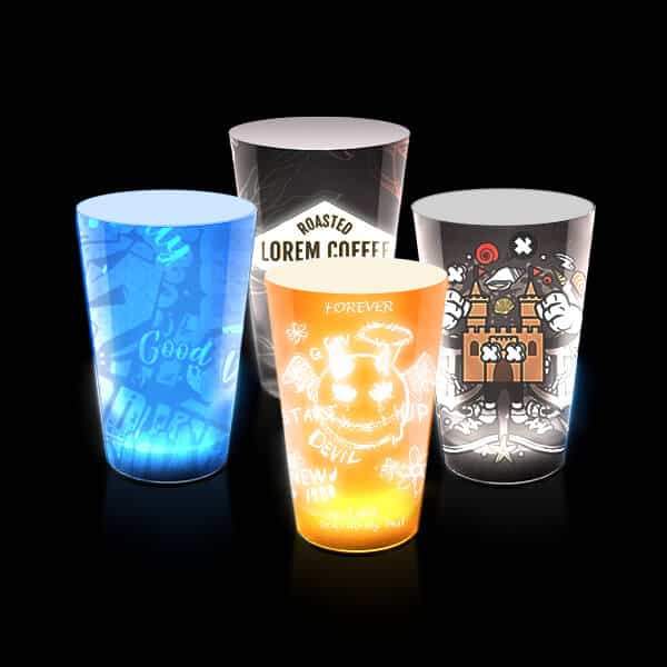 custom light up cups-600 Liquid-Activated LED Cups