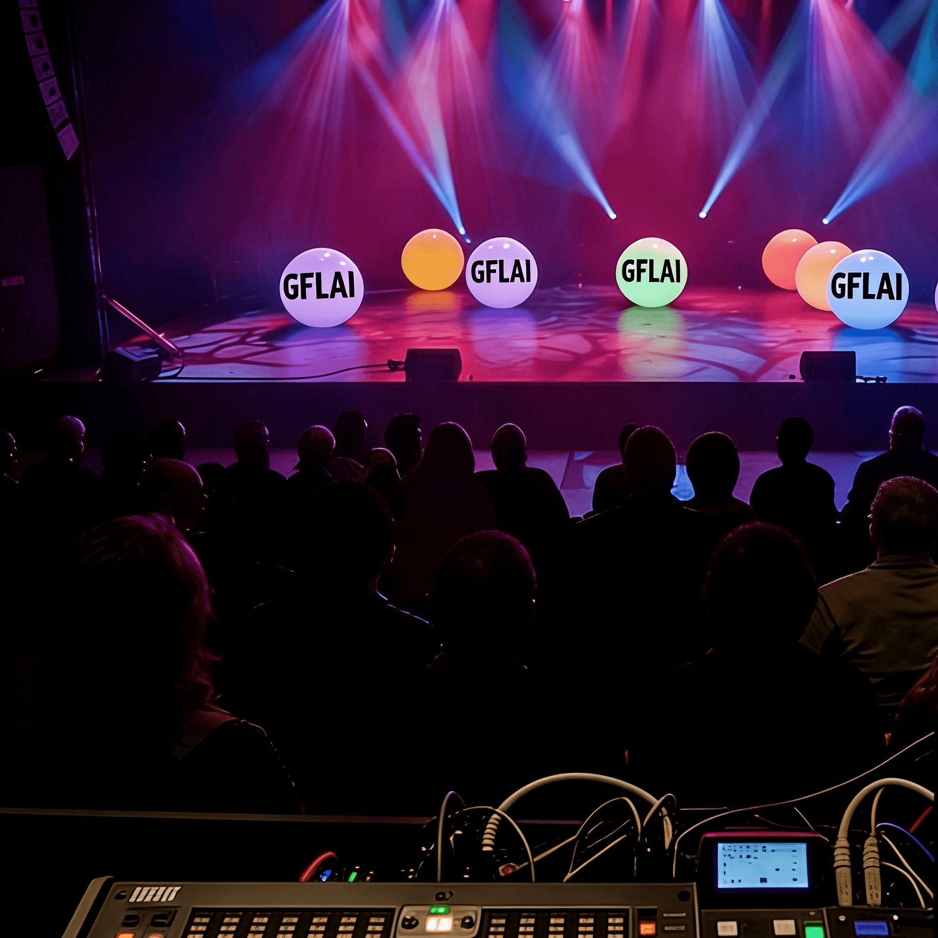 LED POOL BALL 9 led spheres 1