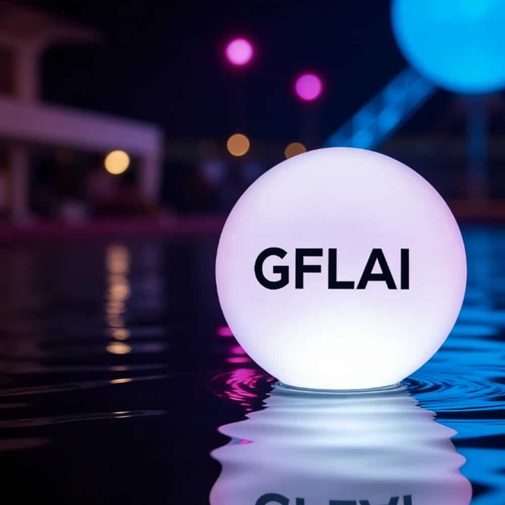 LED POOL BALL 8 light sphere led